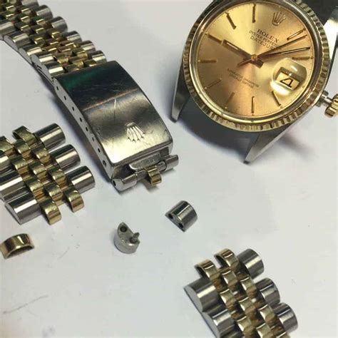 rolex band steel chipping|rolex wristband repair cost.